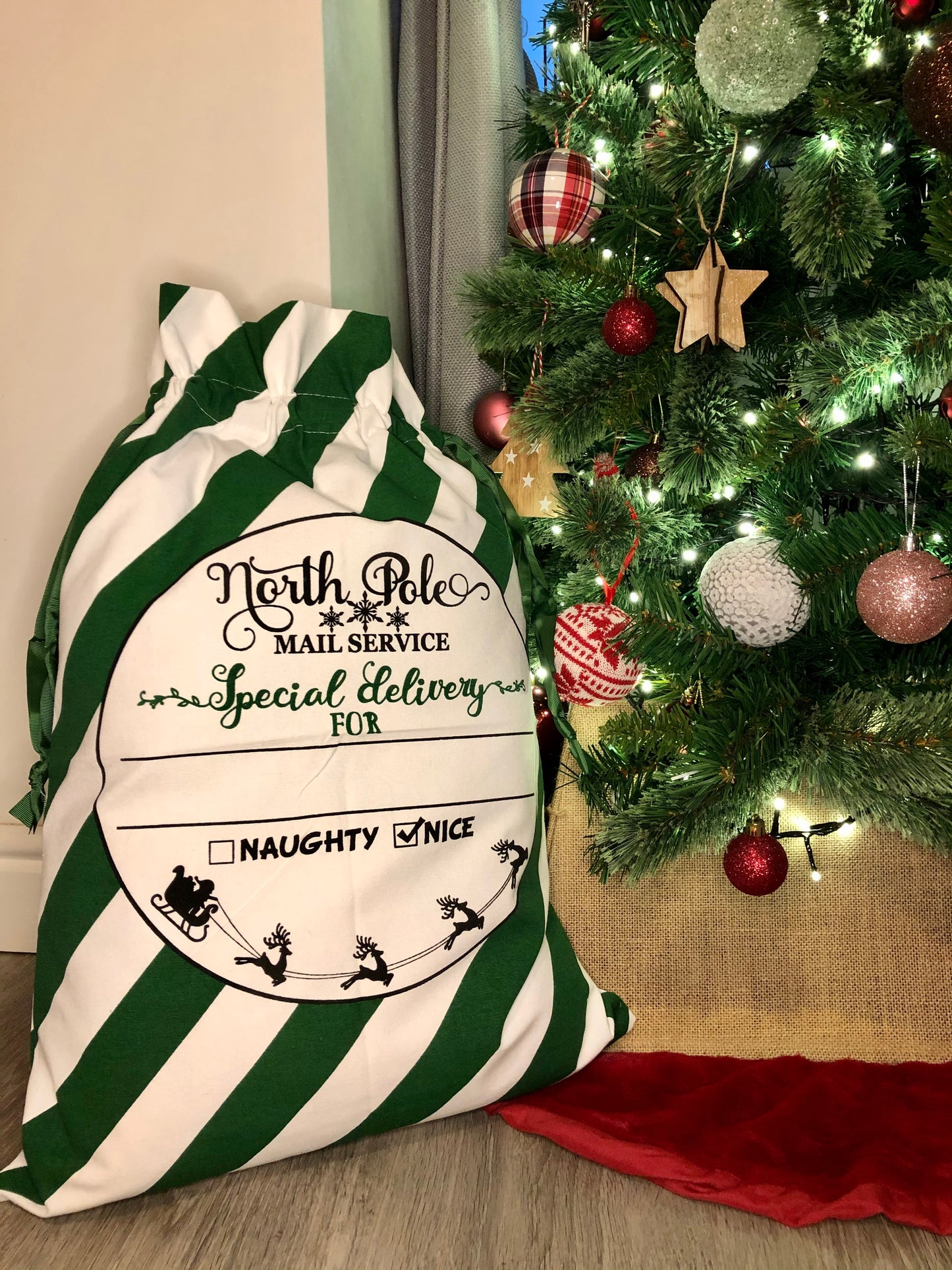 Personalised Christmas Sack XL